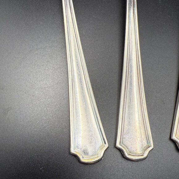 Oneida Silverplate Clairhill-Fairhill Pattern Set of 4 Teaspoons & 2 Tablespoons - Picture 5 of 9